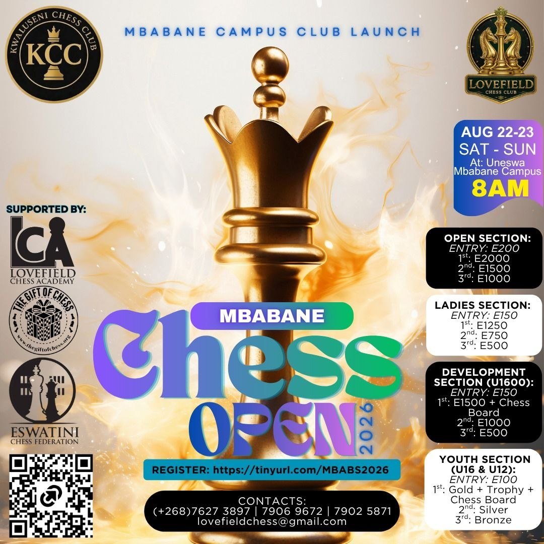 Mbabane Chess Open 2026
